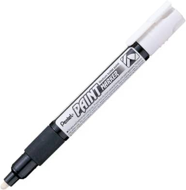 MARCADOR PERMANENTE PAINT MARKER BRANCO BL, Pentel, SM/MMP20-W, Branco