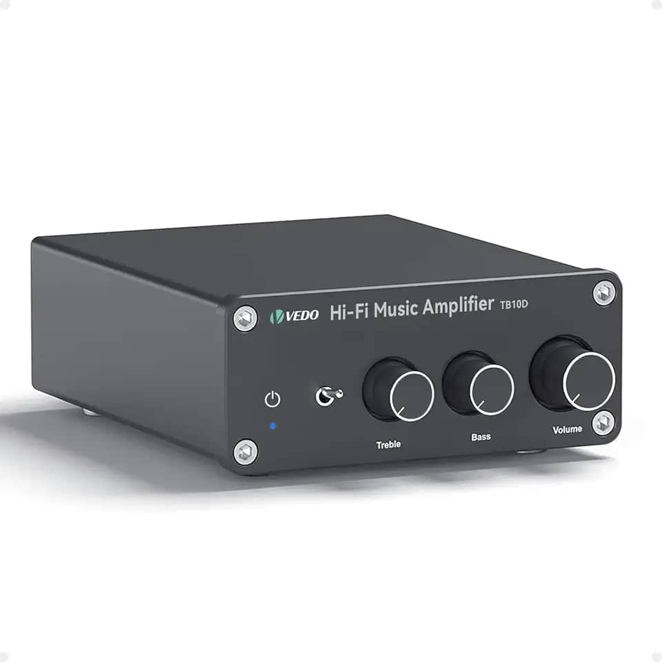 Audio Tb10D 600W Tpa3255 Amplificador de Potência Áudio Doméstico Alta Fidelidade Estéreo Classe D Digital 2 Canais Integrado Mini Alto-Falante Passivo Amp
