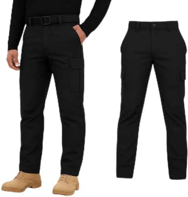 Calça Tática Unissex Trilha & Pesca Thunder Poly‑Stop Antirrasgo Leve 6 Bolsos Seca Rápido para caminhada Trabalho Trilha Escalada e Montanhismo.