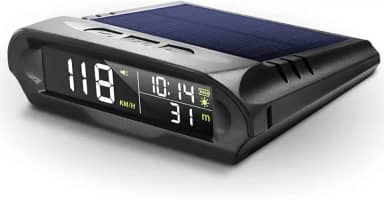 Mibee Carro sem fio HUD Headup Display Solar GPS Velocímetro Digital com Tela LCD Alarme de Excesso de Velocidade KMH/MPH Tempo/Altitude/Temperatura/Exibição de Velocidade
