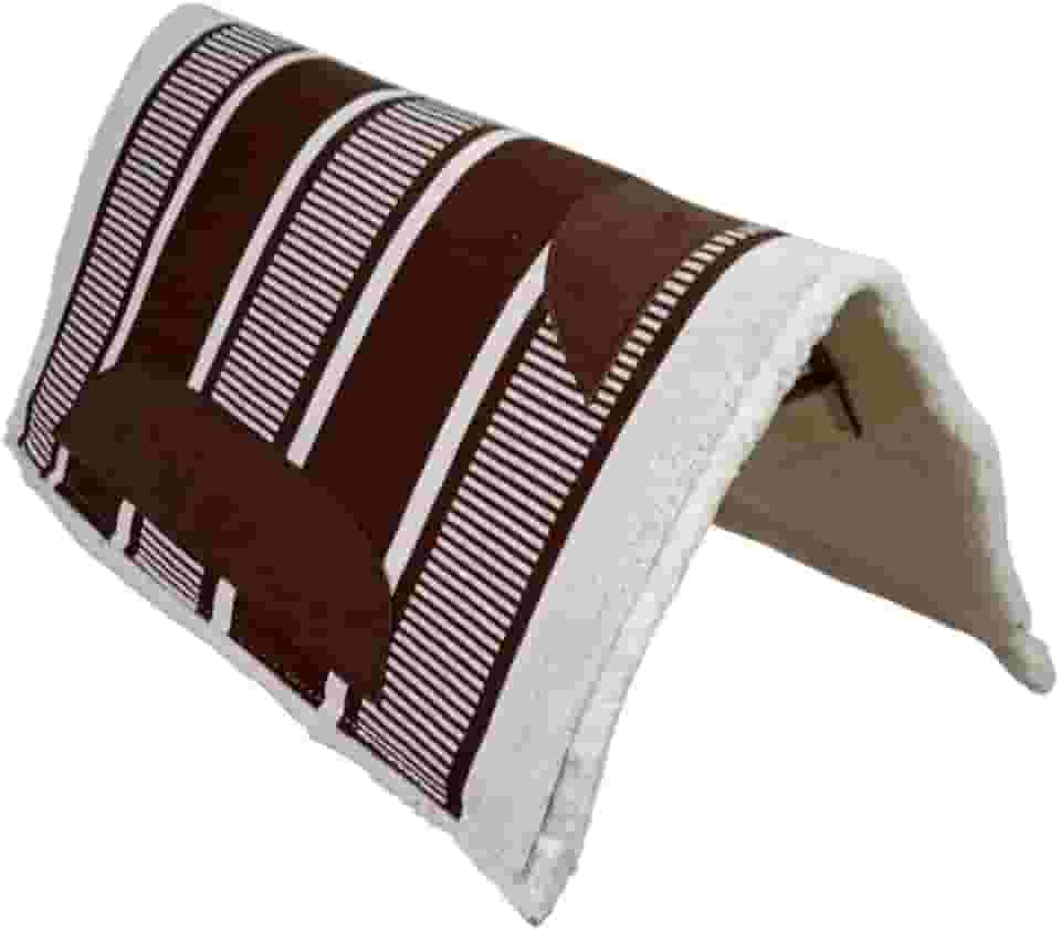 Manta de cavalo Americana De Algodão Trançado Marrom