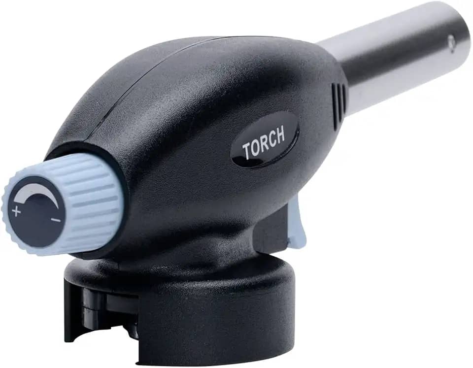 Mimo Style Maçarico Culinário Gás Butano (Não Acompanha o Produto), Possui Chama Potente Que Pode Ser Regulada Através da Válvula Reguladora, Em Plástico e Alumínio Com Revestimento Cerâmico