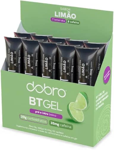 BT Gel - Beterraba com Limão e Cafeína (10un x 30g)