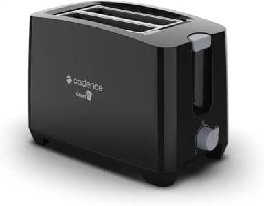 Torradeira Preta Croc! Cadence - 127V