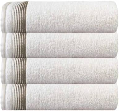 Kit Com 4 Toalhas Banhão Gigante Alta Absorção Sublime 70x150cm - Central Toalhas (Branco)