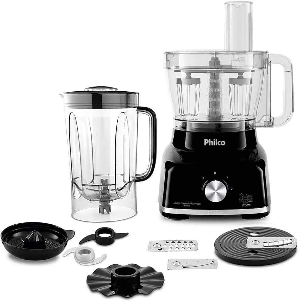 Multiprocessador, Pmp1600p, 1700W, Preto, 127v, Philco