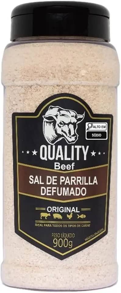 Quality Beef Tempero Sal de Parrilla Defumado 900g
