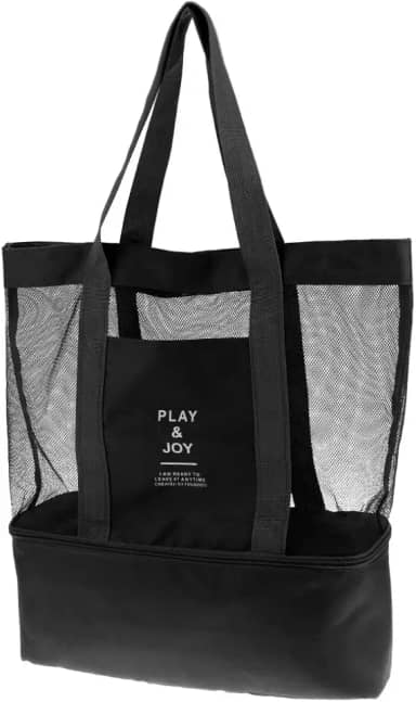 Bolsa de Praia Telada Verão Mar Piscina Piquinique com Compartimento Térmico