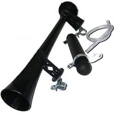 Jheppbay Buzina Ar Corneta Jumbo Jumbinho Bike Extra-forte Preta com Bomba