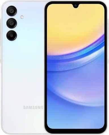 Celular Samsung Galaxy A15 5G 128GB, 4GB RAM, Tela Infinita de 6.5" Azul Claro