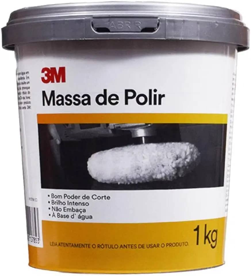 Massa de Polir Nº 1 Uso Profissional 1Kg 3m
