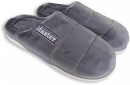 Pantufa Masculina Confortável Chinelo Inverno Forrado Mascolino Antiderrapante Super Quentinha Adulto Quarto Forrada Macia Peluciada Frio Tradicional Pelúcia