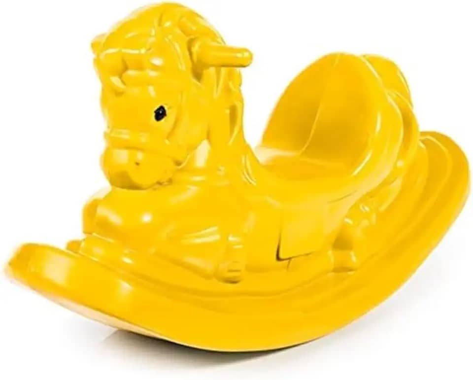 BE PLACE KIDS Gangorra Cavalinho Amarelo