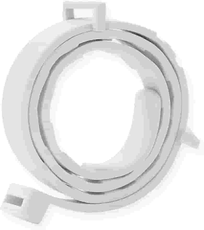 Coleira Antipulgas e Carrapatos para Cães e Gatos – Ajustável, Resistente à Água, Proteção 8 Meses, Ingredientes Naturais e Antialérgicos (Branco, 38 CM)