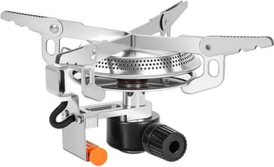 Fogareiro Camping, Fogareiro, Fogareiro a Gas, Fogareiro Portatil Dobravel Fogão a Gas para Camping e Viagem