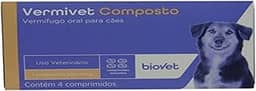 BIOVET Vermífugo Biovet Vermivet Composto 600Mg - 4 Comprimidos
