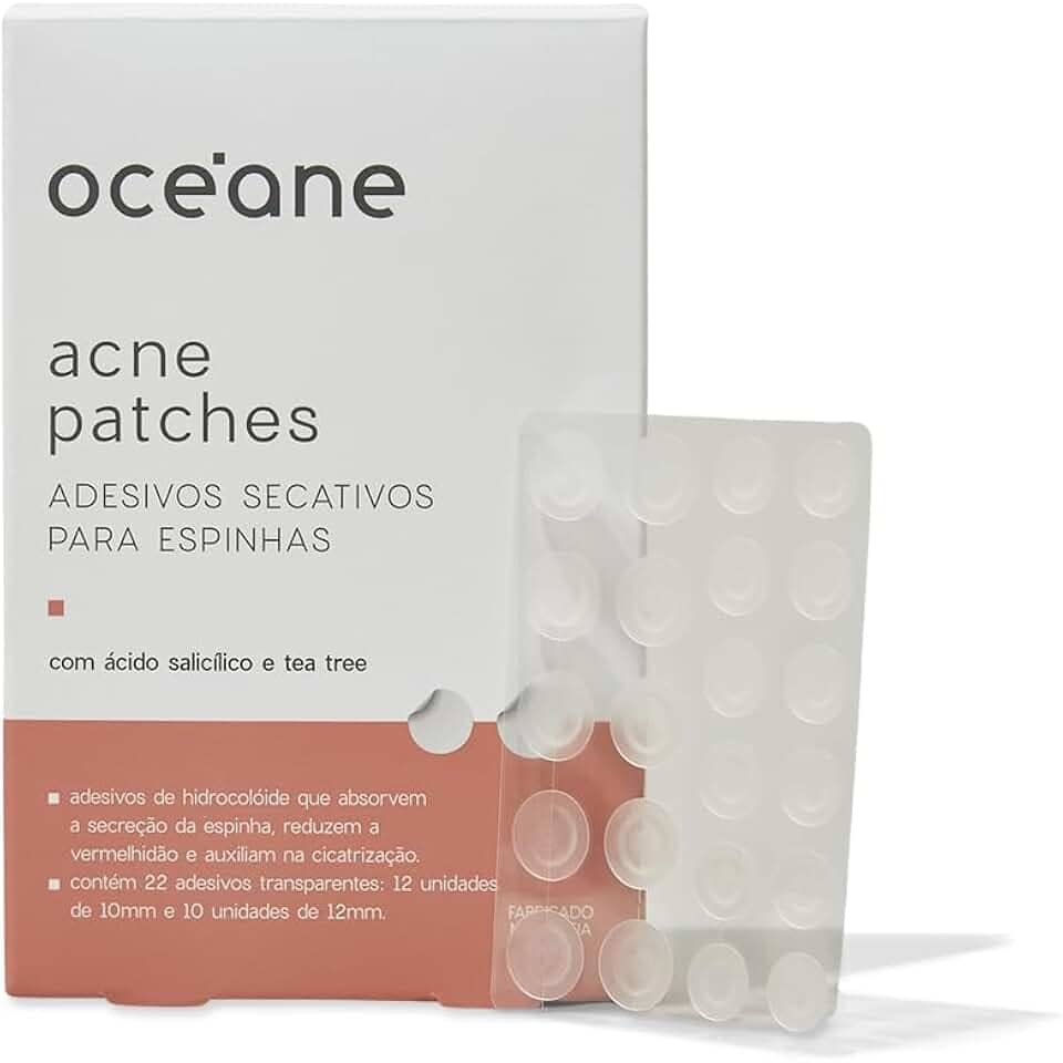 Océane Adesivos Secativos Para Espinhas com Ácido Salicílico - Acne Patches 22un