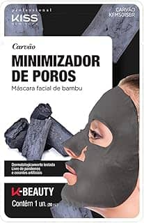 Kiss NY Professional Máscara Facial de Bambu - Carvão, Kiss New York Professional