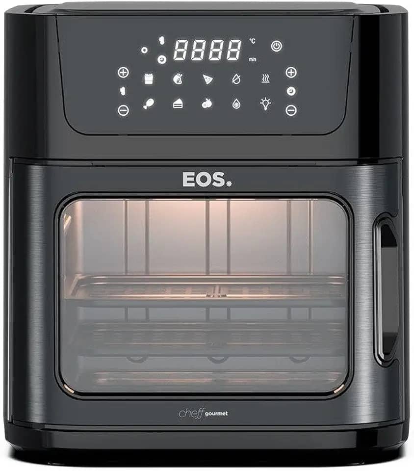 Fritadeira Air Fryer Oven EOS 15 Litros Digital Inox All Black EAF15IP 110V