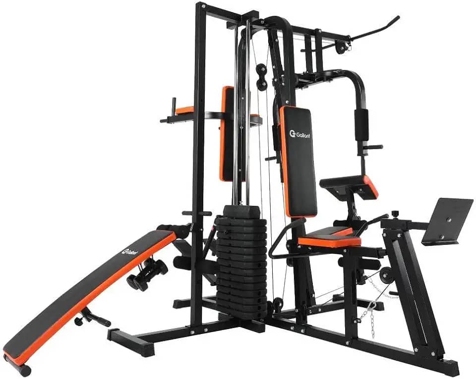 Multi Estação de Musculação Elite Pro Gallant 100kg Aparelho de Ginástica