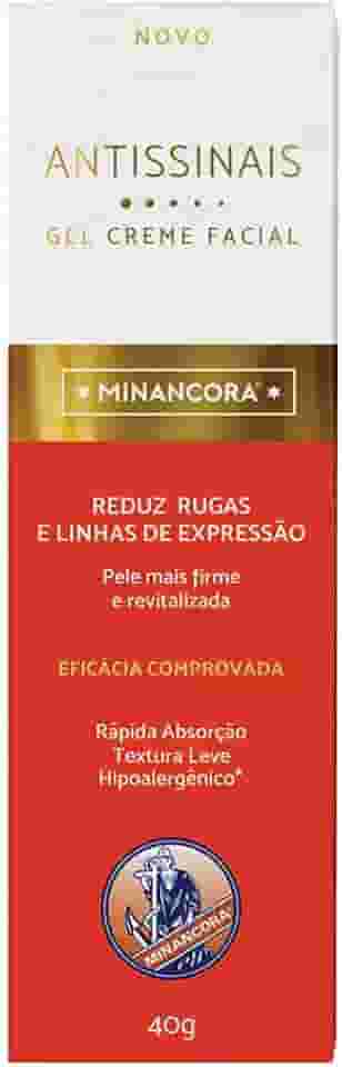 Minancora Antissinais Gel Creme Facial 40g