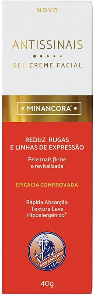 Minancora Antissinais Gel Creme Facial 40g