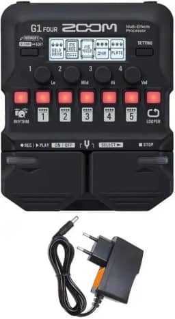 Pedaleira para Guitarra Zoom G1 Four