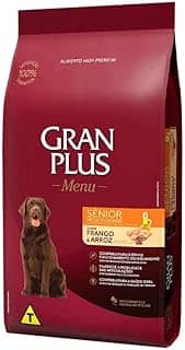 RAÇÃO GRAN PLUS MENU CÃO SÊNIOR 3 KG
