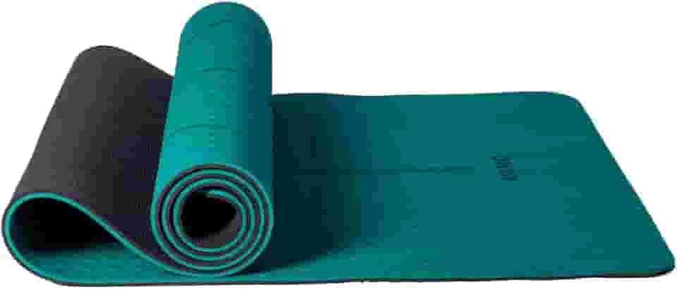 ARIMO Tapete Yoga Mat Antiderrapante TPE Ecológico Biodegradável Todos Os Tipos de Yoga/Pilates 181 x 61 cm x 8 mm