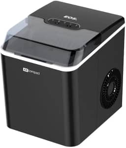 Máquina de Gelo 12kg Eos Ice Compact Emg04p Preto 220v