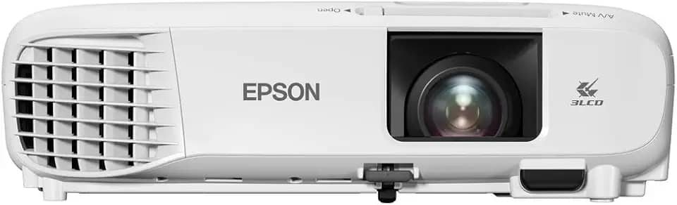 EPSON Projetor Powerlite E20, 3400 Lúmens, XGA, HDMI, Branco, Bivolt