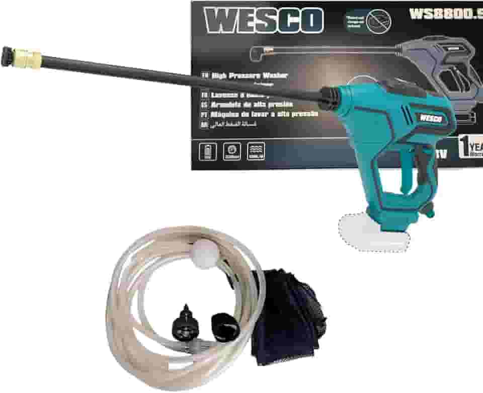 Lavadora De Alta Pressao Wesco A Bateria 18V Versao Solo