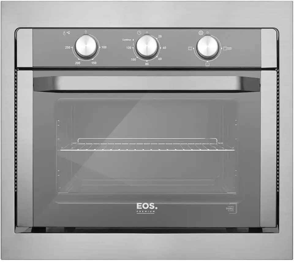 Forno Elétrico de Embutir EOS 47 Litros Porta de Vidro Espelhado EFE47EE 220V