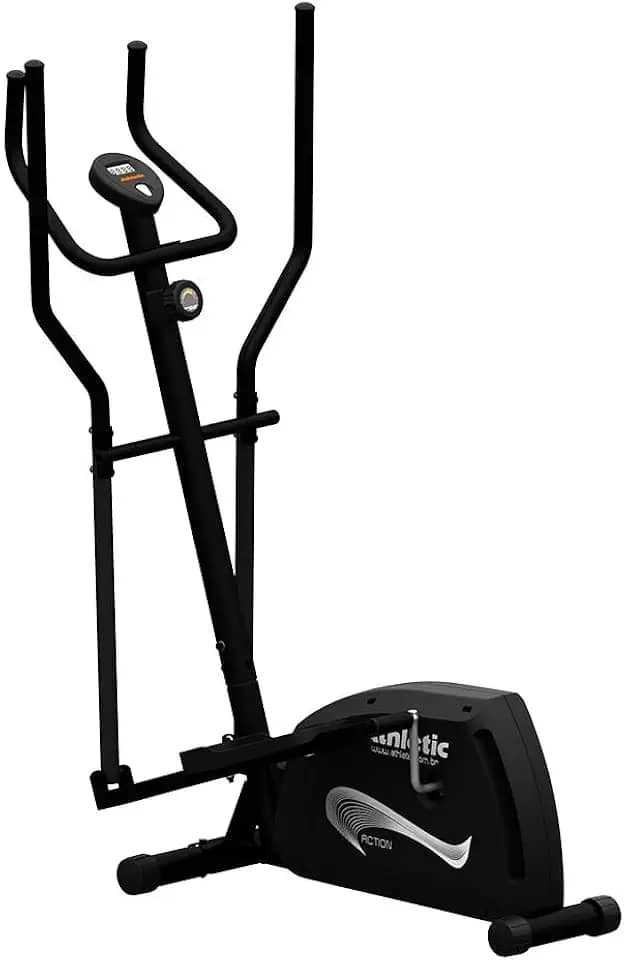 Elíptico Athletic Action Suporta 140kg 8 Níveis de Esforço