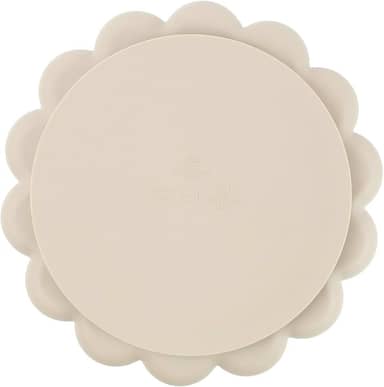 Clingo Prato De Silicone Com Ventosa Leão Fendi, Bege