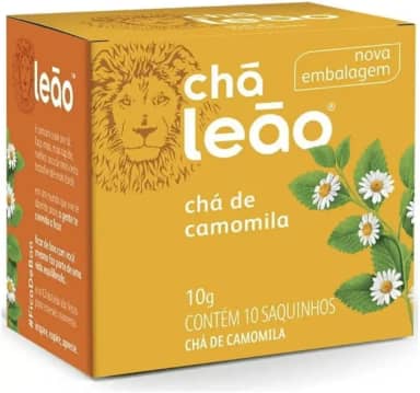 Leão Chá De Camomila Fuze Com 10 Saquinhos