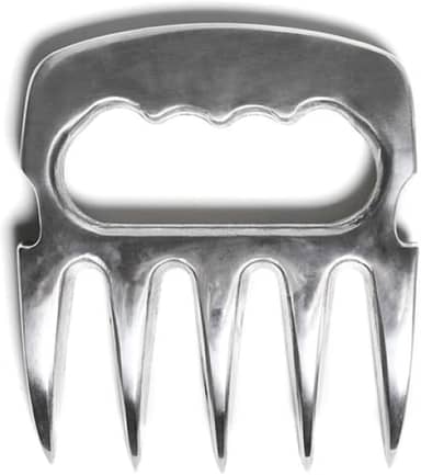 Garra De Urso Para Churrasco Alumínio Metal Polido Premium