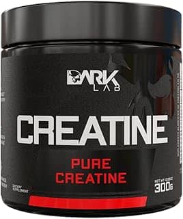 Creatina Pura Dark Lab 300g, Monohidratada 100% de Pureza, Sem Glúten, Sem Sabor