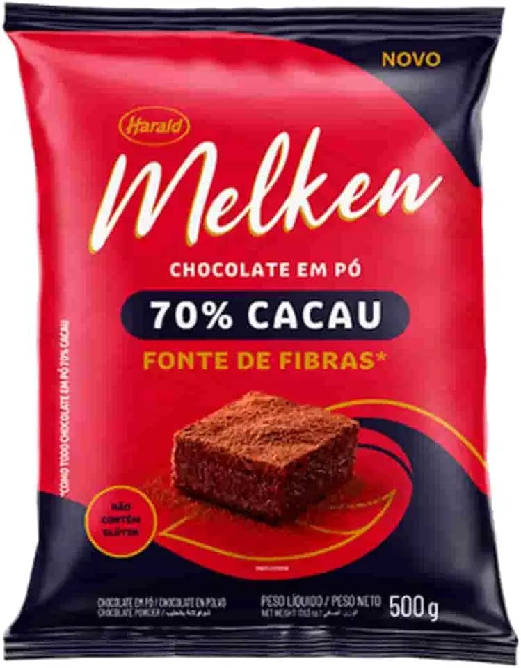 Chocolate em Pó Nobre Melken 70% Cacau 500g - Harald