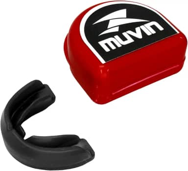 Muvin Protetor Bucal Profissional – Moldável – Com Estojo – Proteção - Lutas – Esportes de Contato - Artes Marciais – Boxe – Muay Thai – Jiu Jitsu – Judô – Karate – Taekwondo – Kung Fu - MMA - Unissex