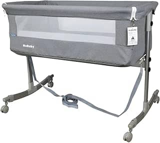 Berço Portátil Sleep 3 em 1 Moisés Co-bed Acopla na Cama - Cinza Kababy