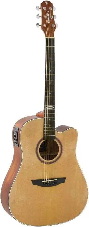 Violão Strinberg Folk Elétrico SD200 NS Natural Fosco SD200C