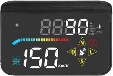 HUD Head Up Display Velocímetro Digital Computador de Bordo OBD2 para Carro Universal