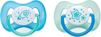 Buba Chupeta Comfort Tam.2 Noturna - Kit Foguete, Multicolor