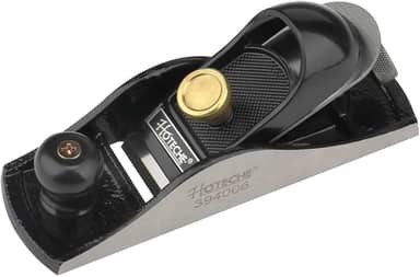 Hoteche Plaina De Bloco De 7 Polegadas - Lâmina De Aço De Liga De 1-5/8 Polegadas Totalmente Ajustável, Fundo E Laterais Com Acabamento Fino, Fundição De Precisão Para Superfícies Lisas