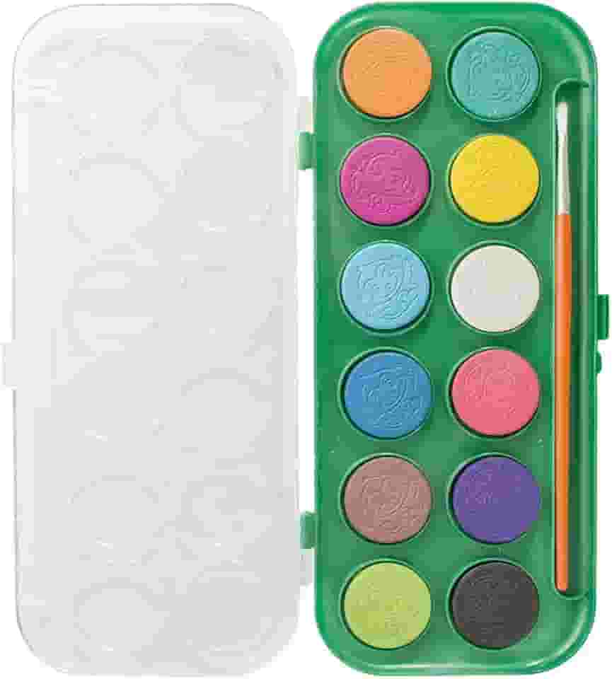 AQUARELA 12 CORES PCT/6 ESTOJOS LEOELEO