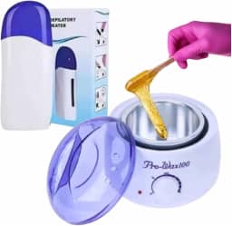 Kit Panela De Cera Depilação 400g + Aparelho Rolon