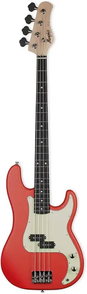 Contra-baixo passivo 4 cordas Fiesta red satin MB-40 Memphis