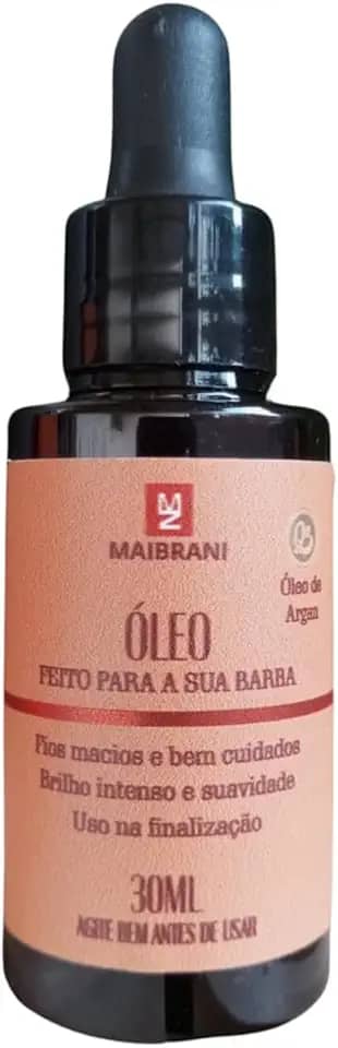 Óleo De Árgan P/Barba Perfume Amadeirado 30 ML