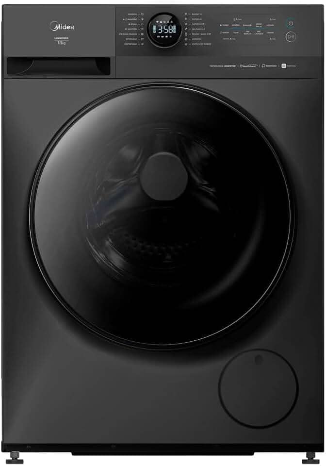 Máquina de Lavar 11kg Titanium Slim HealthGuard Conectada